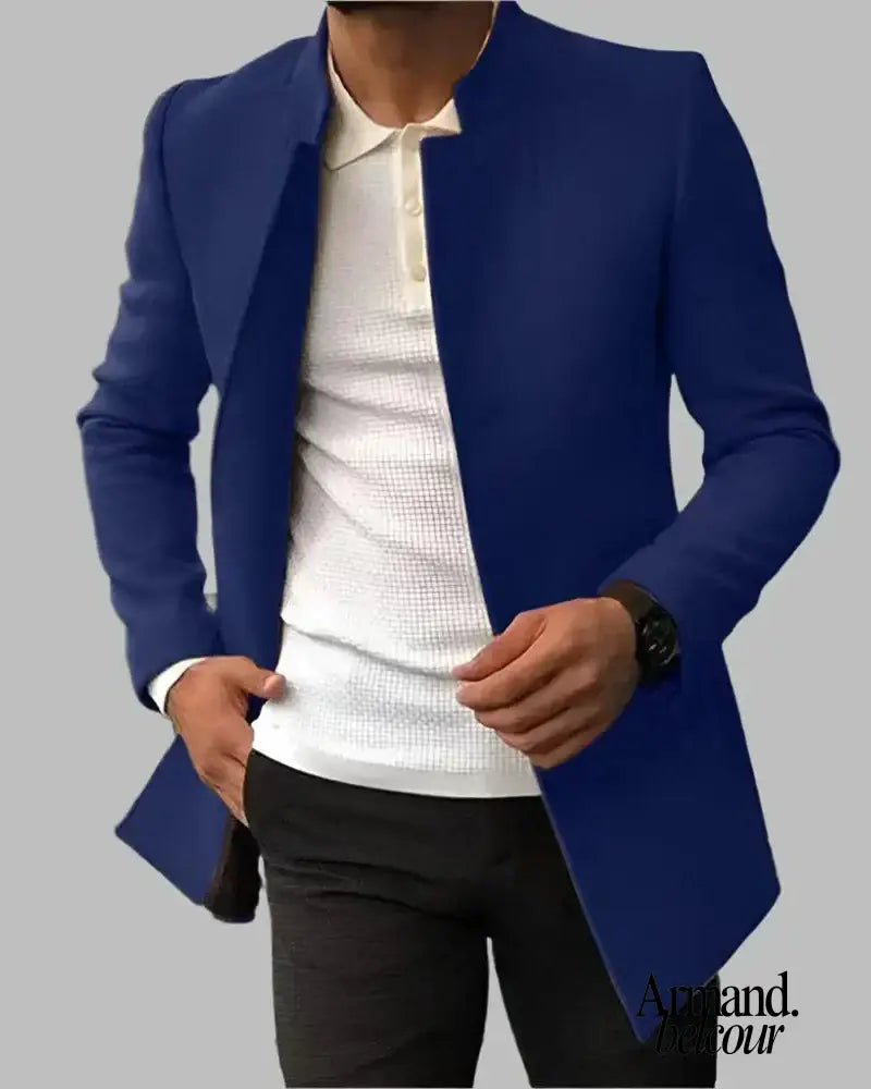 Aurum | Abrigo elegante masculino Azul / S