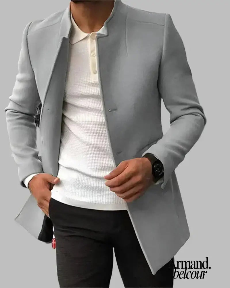 Aurum | Abrigo elegante masculino Gris / S