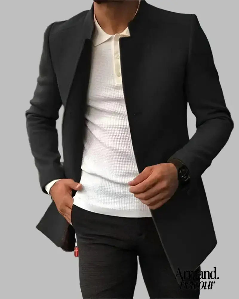 Aurum | Abrigo elegante masculino Negro / S