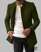Aurum | Abrigo elegante masculino Verde / S