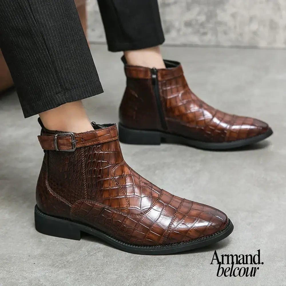Baron | Botas de piel con hebilla