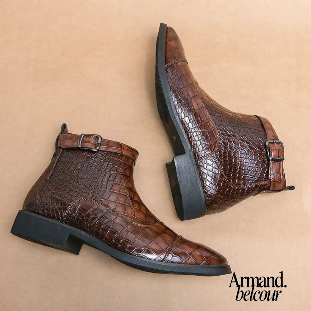Baron | Botas de piel con hebilla