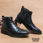 Baron | Botas de piel con hebilla