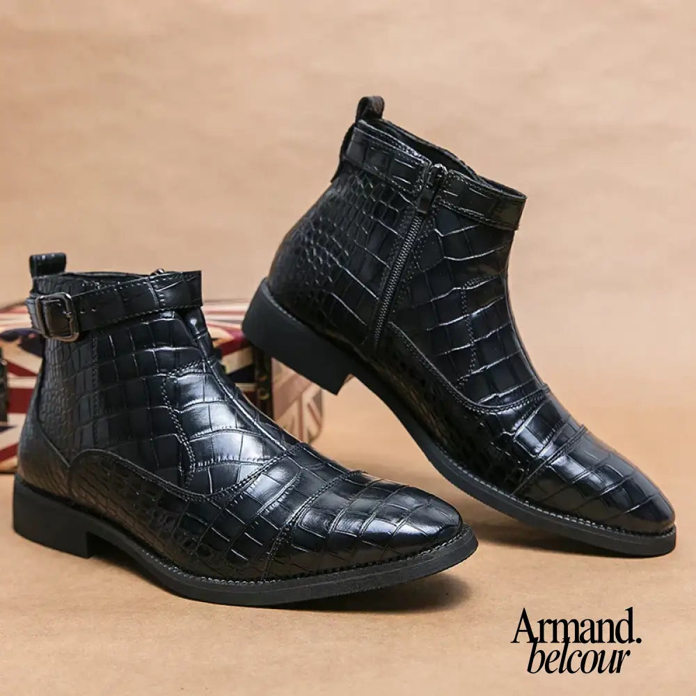 Baron | Botas de piel con hebilla