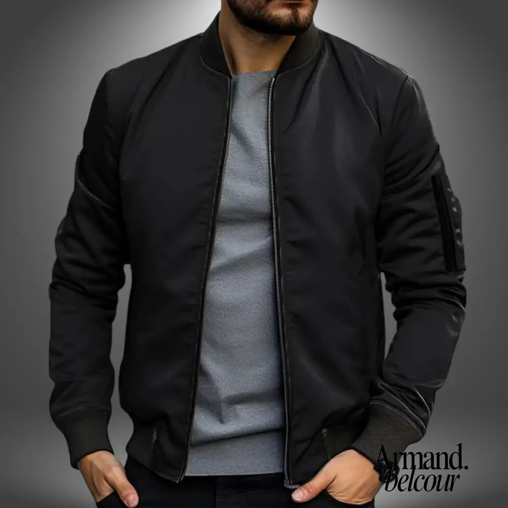 Benjamin | Chaqueta ligera impermeable Negro / S