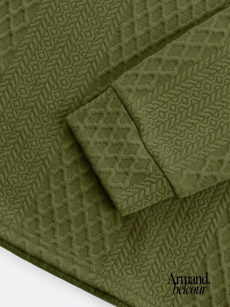 Bernard | Camiseta texturizada Lior con cuello jacquard