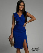 Brenda | Vestido ceñido con escote en V