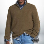 Caleb | Suéter cálido con cuello Caqui / XXS