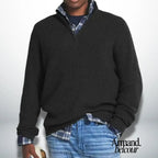 Caleb | Suéter cálido con cuello Negro / XXS