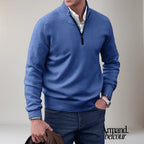 Cameron | Suéter con cremallera Azul / S