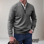 Cameron | Suéter con cremallera Gris oscuro / S