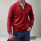 Cameron | Suéter con cremallera Rojo / S