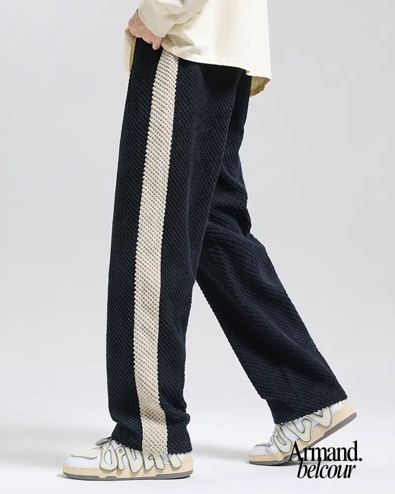 Caspar | Pantalones deportivos de pana con diseño de gofre New Arrivals