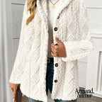 Celine | Chaleco de peluche suave Crema / S