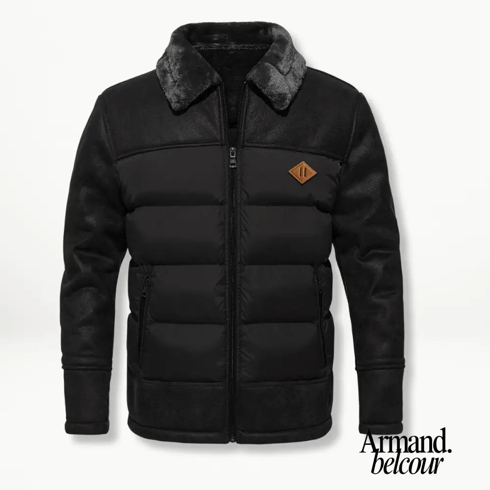Charles | Chaqueta invernal con doble forro Negro / S Chaquetas de invierno