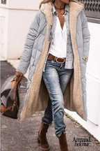 Christel | Abrigo reversible de mujer con estilo Gris / S Chaquetas de invierno