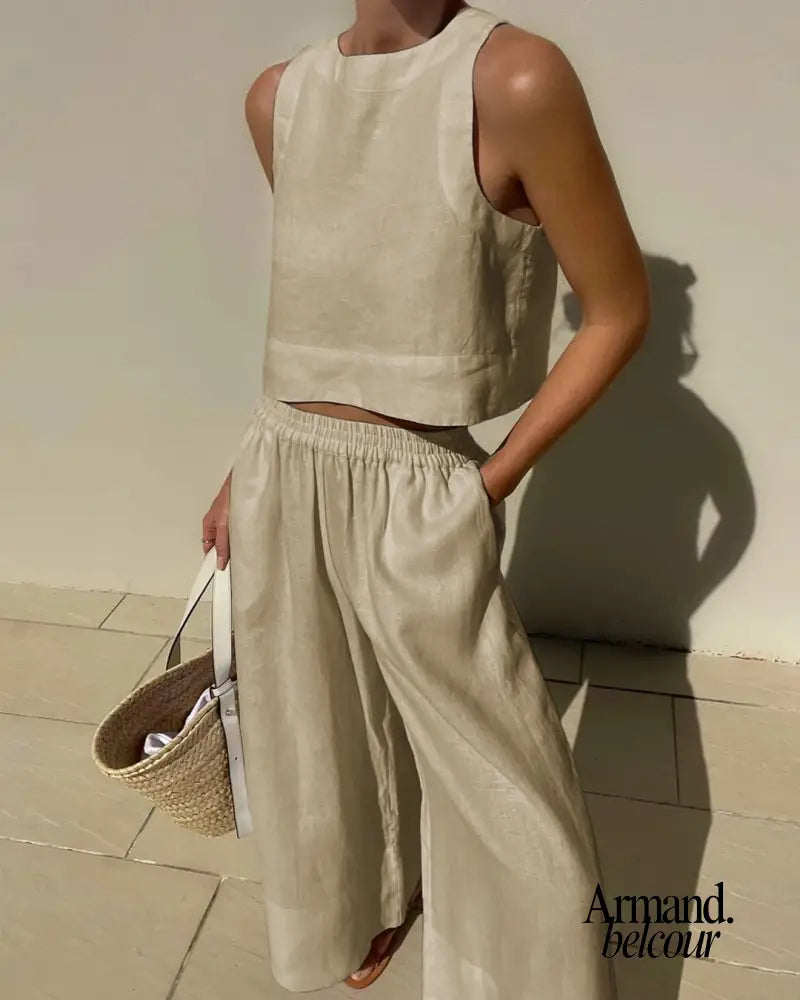 Cintia | Conjunto Elegante Beige / S