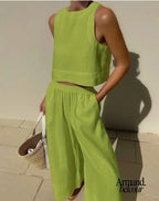 Cintia | Conjunto Elegante Verde / S