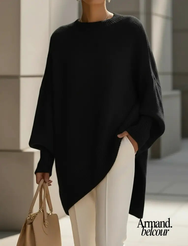 Claudia | Jersey casual de mujer Negro / XS