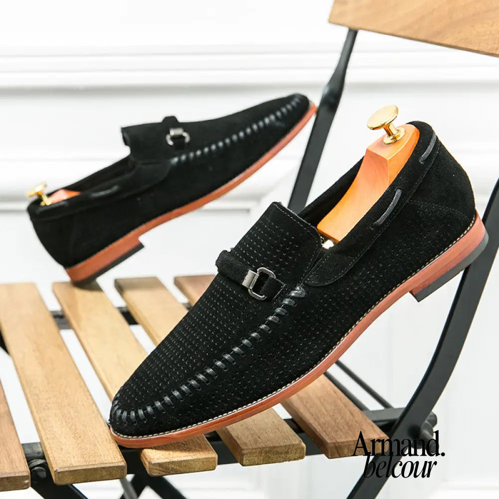 Climent - Mocasines casuales de ante antideslizantes