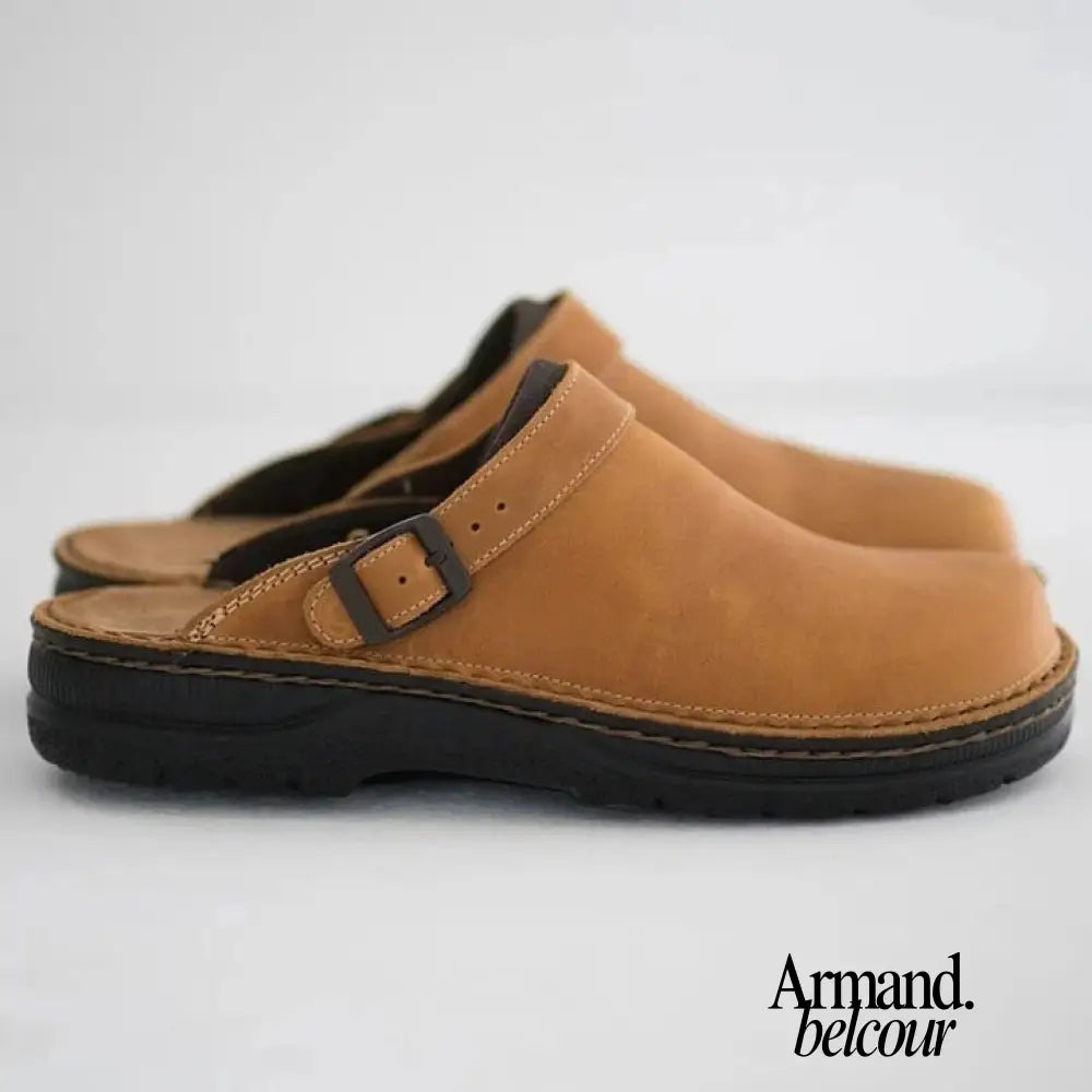 Cody | Zuecos premium para hombre Caqui / 38