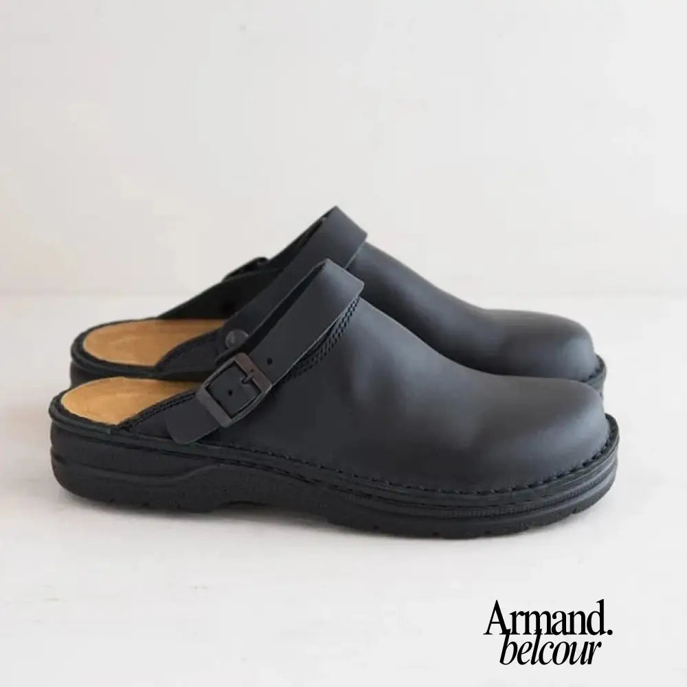 Cody | Zuecos premium para hombre Negro / 38