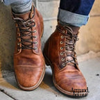 Cristian | Botines de piel de primera calidad Marrón / 38