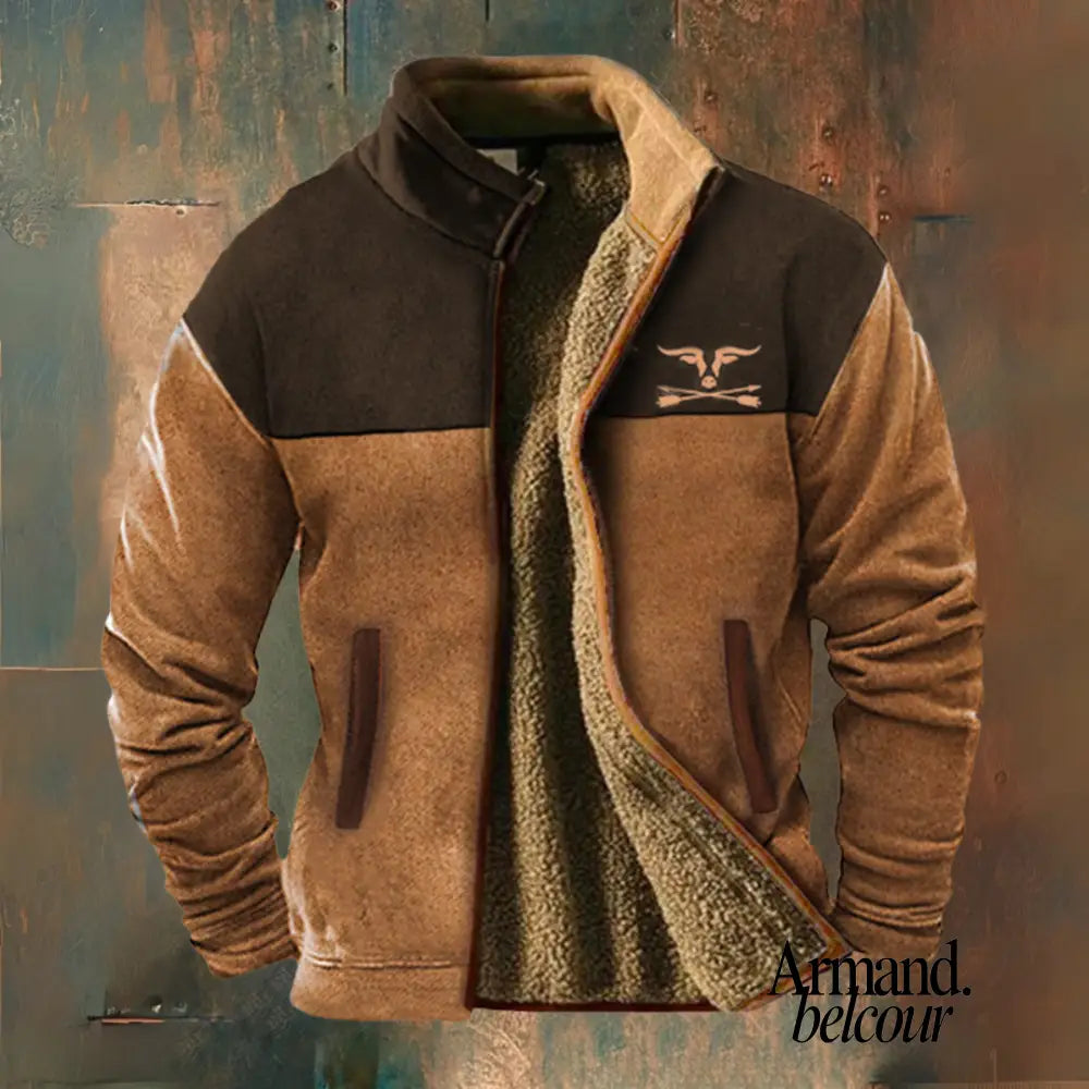 Cristian | Chaqueta polar informal Caramelo / S