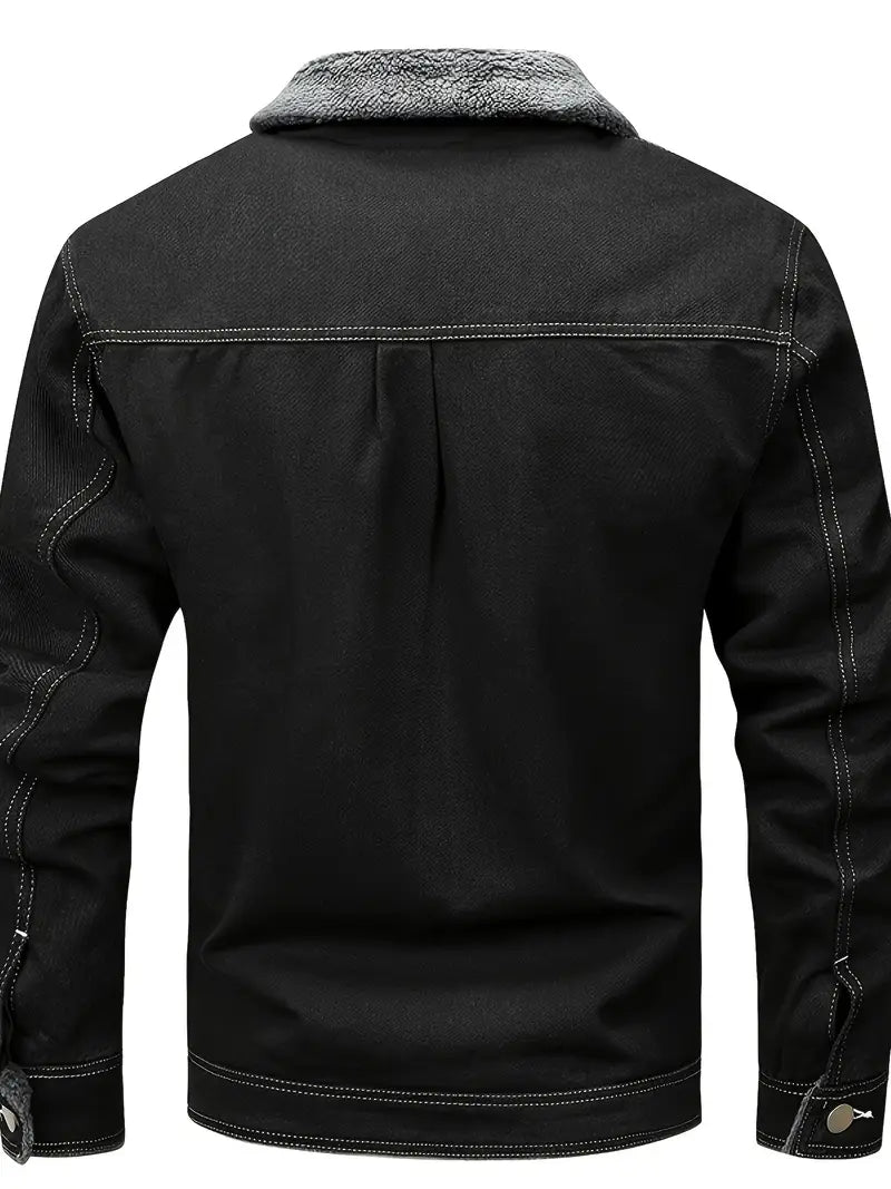 Jeffry | Suéter de cuello alto de punto de manga larga