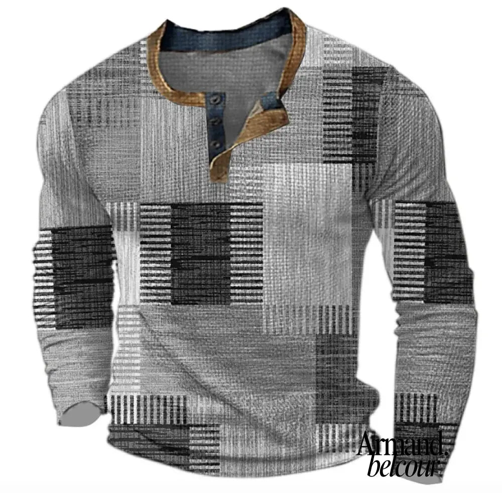 Darío | Suéter de lana lujoso y suave Gris / S