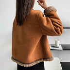 Soraya | Jacke mit Shearling-Besatz