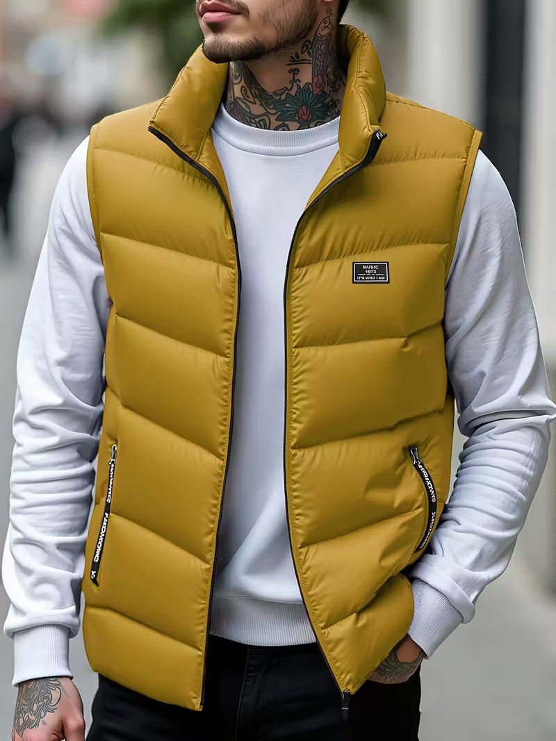 Armand | Casual padded zip-up vest