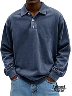 Edgar | Polo de manga larga Azul Marino / S Truien