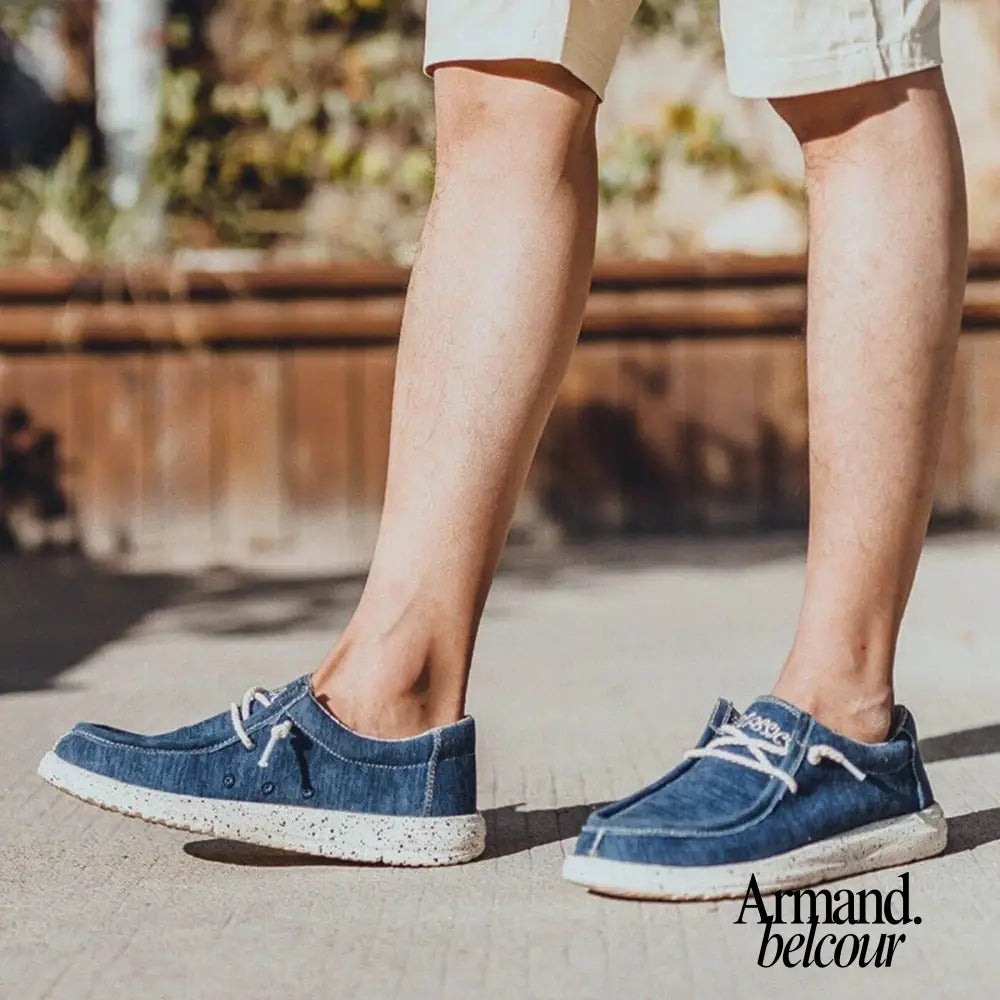 Eduardo | Mocasines ultra suaves y casuales Blu scuro / 38