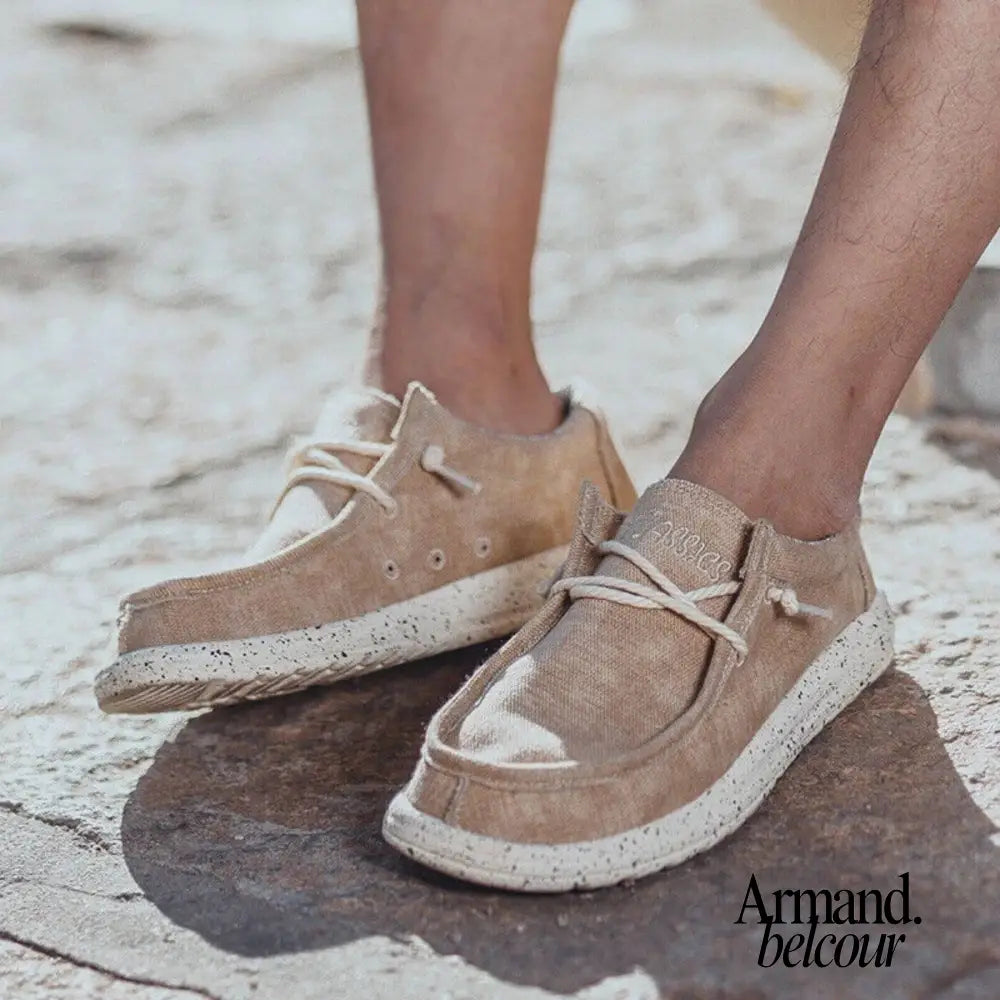 Eduardo | Mocasines ultra suaves y casuales Khaki / 38