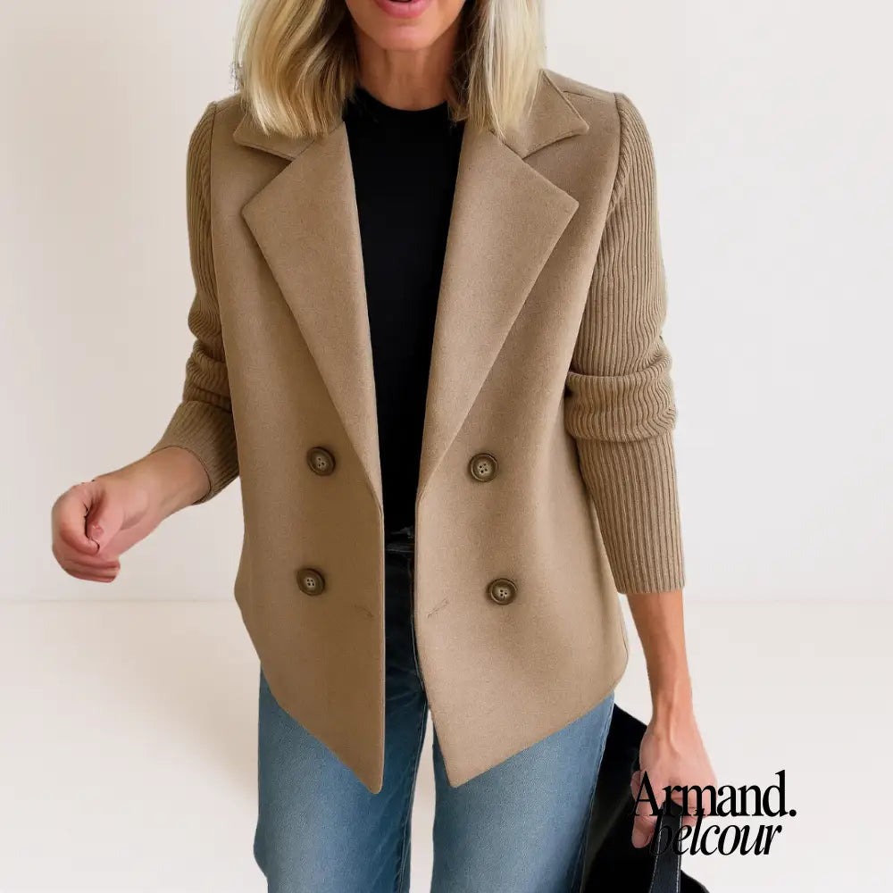 Elena | Abrigo casual de primera calidad Beige / XS