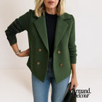 Elena | Abrigo casual de primera calidad Verde / XS