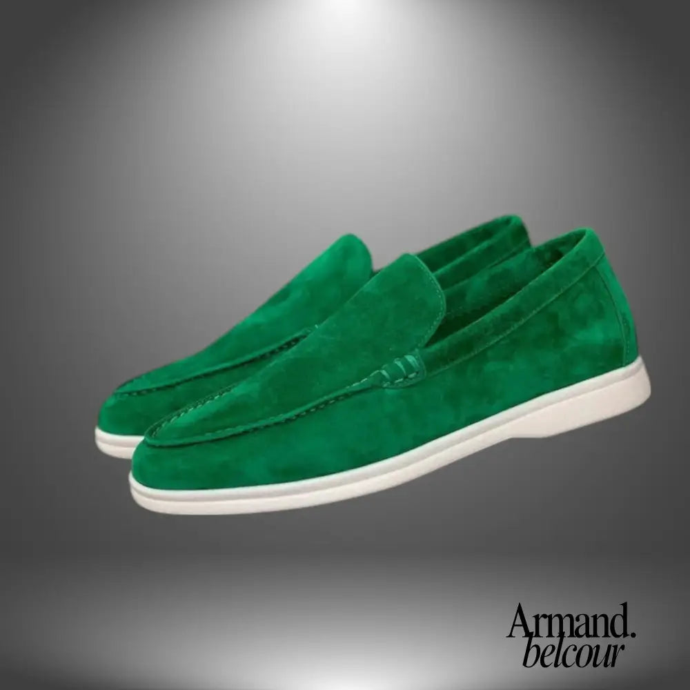 Elia | Mocasines elegantes para hombre Verde / 38
