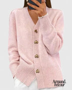 Elvira | Cárdigan elegante Rosa / S Cardigans