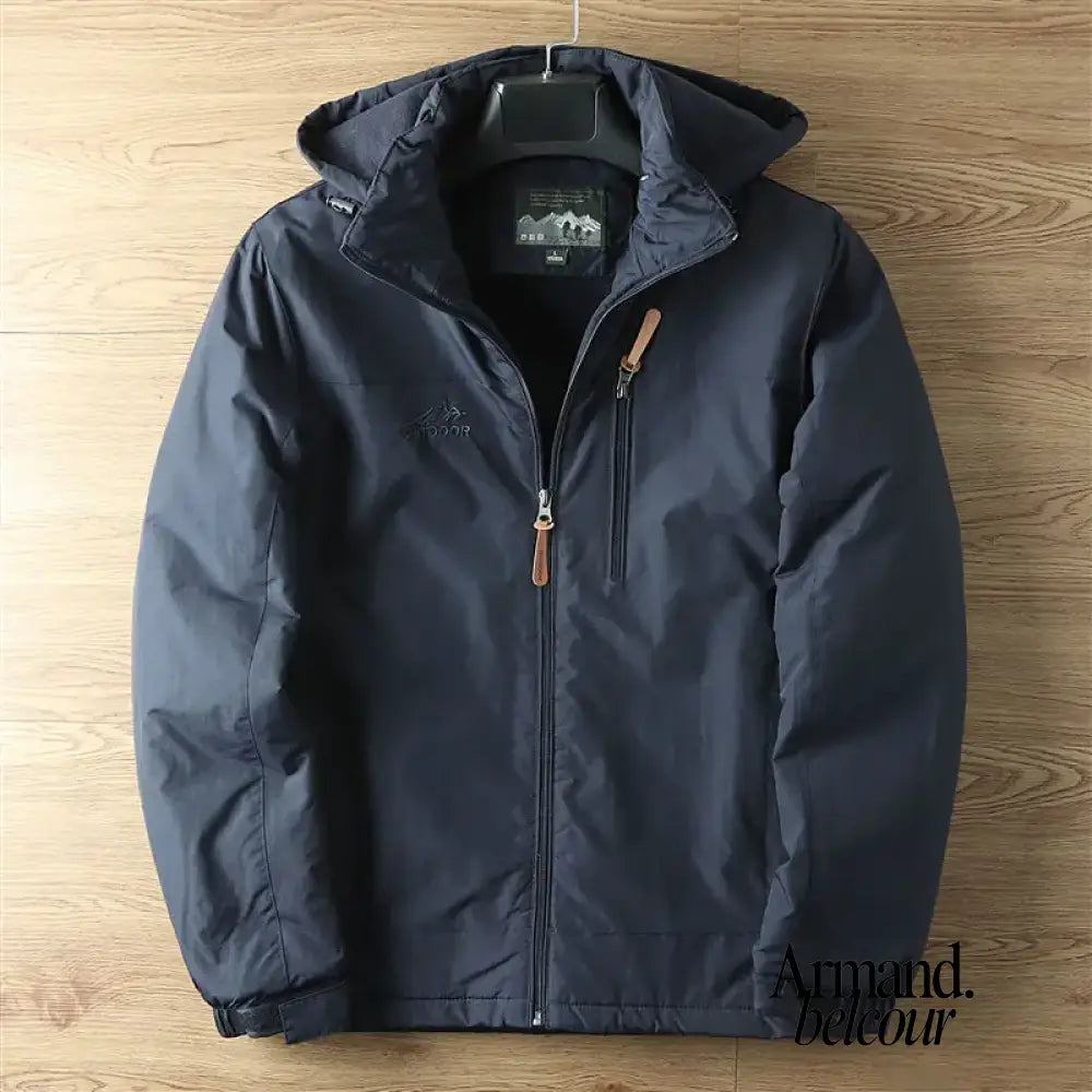 Eric | Abrigo casual elegante Azul Marino / M