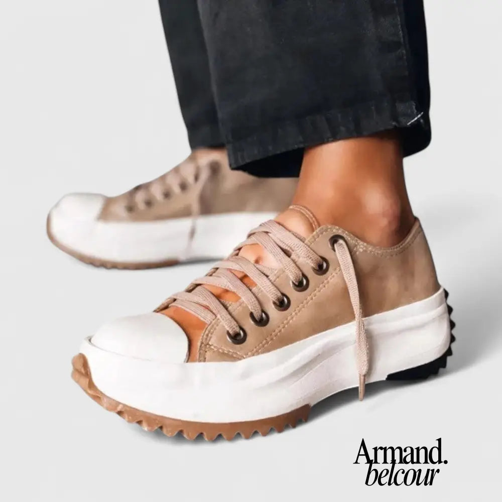 Eva - Zapatos de confort extremo para mujer Beige / 35