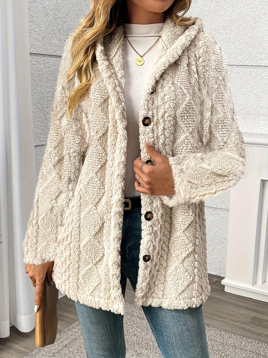 Celine | Weiches Teddy-Weste