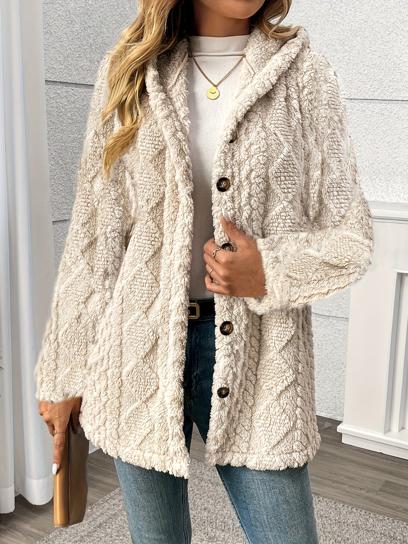 Celine | Weiches Teddy-Weste