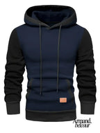 Fede | Sudadera con capucha y bolsillo Azul Marino / S