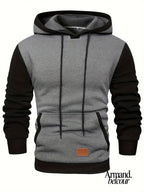 Fede | Sudadera con capucha y bolsillo Gris Oscuro / S