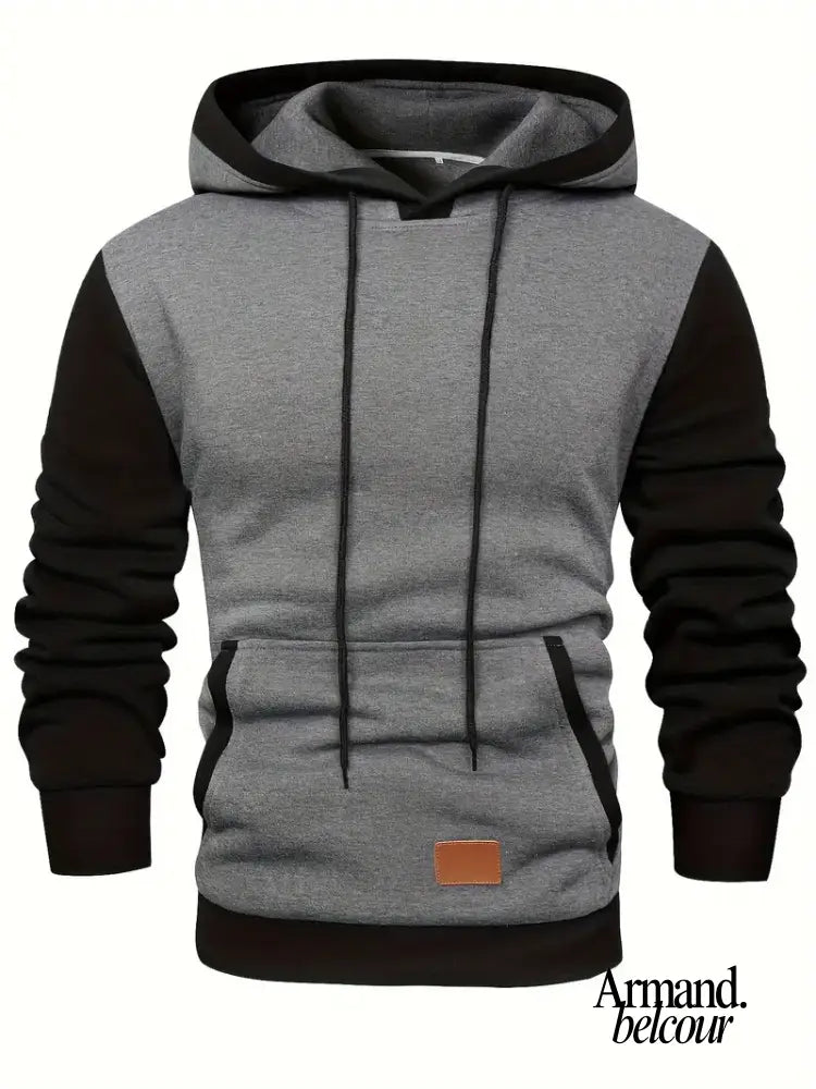 Fede | Sudadera con capucha y bolsillo Gris Oscuro / S