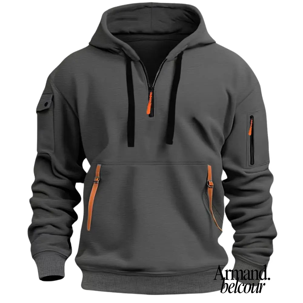 Felipe | Sudadera urbana y versátil Gris Oscuro / S