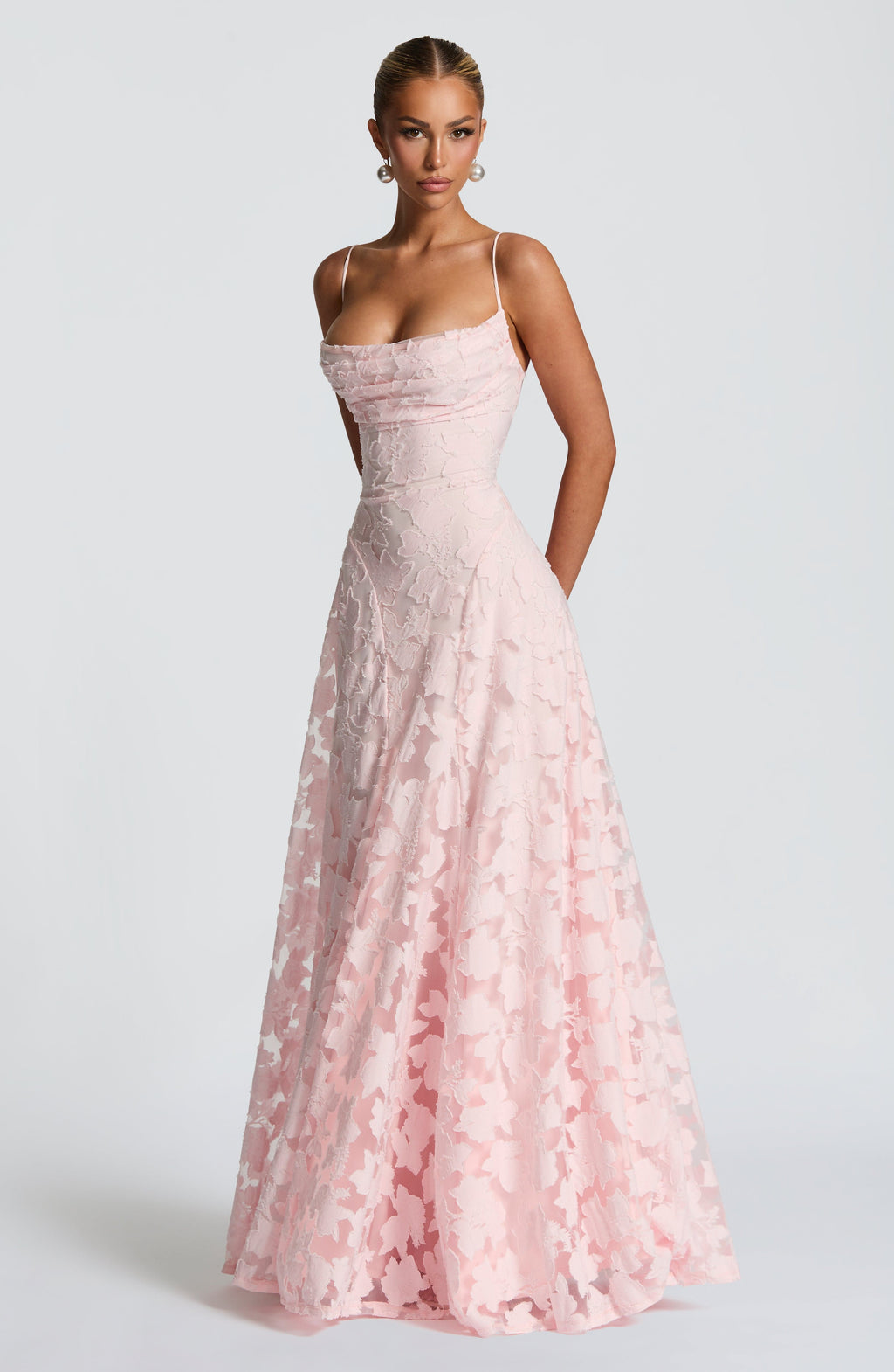 Francis | Romantisches Spitzen-Maxikleid
