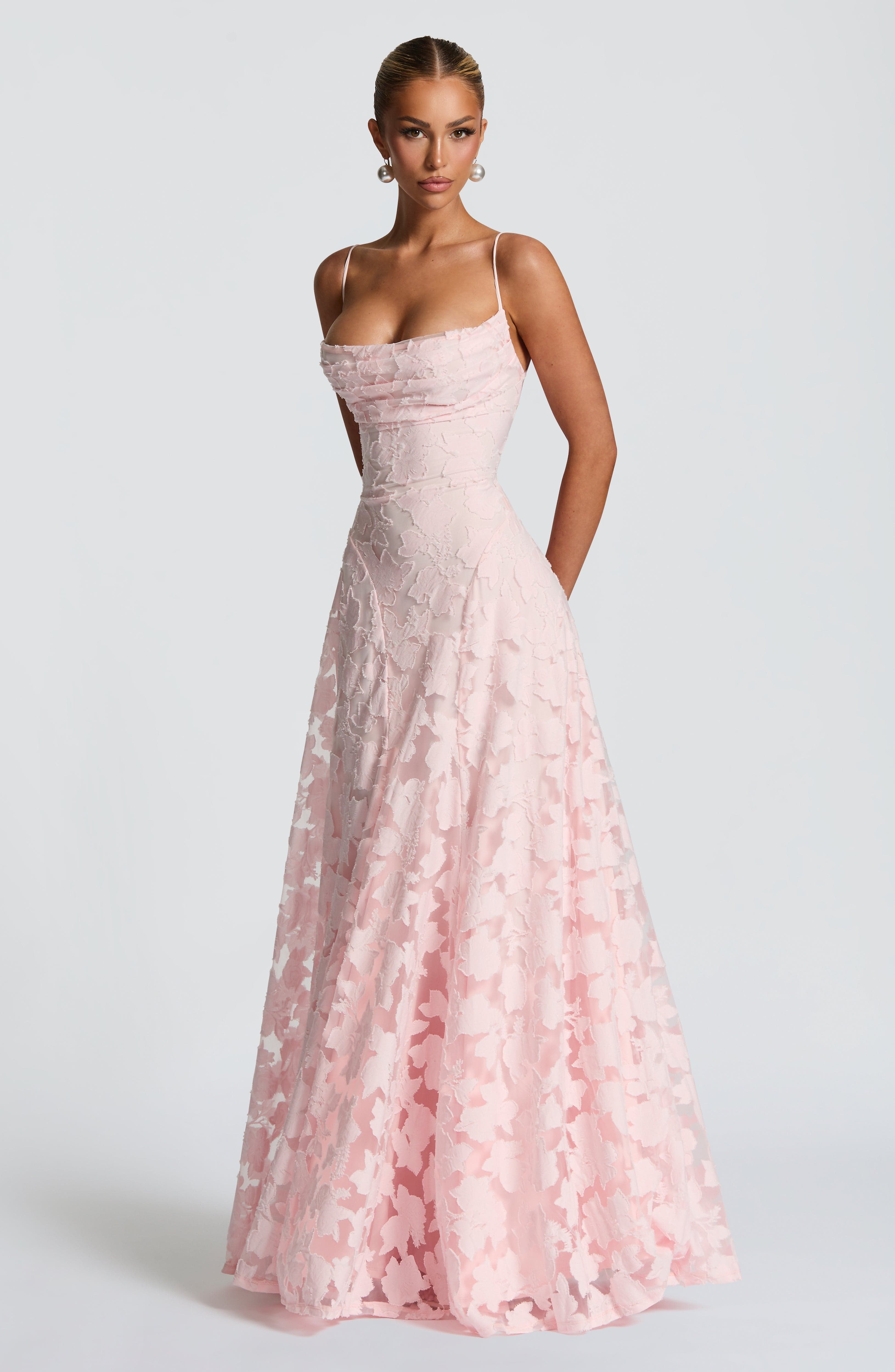 Francis | Romantisches Spitzen-Maxikleid