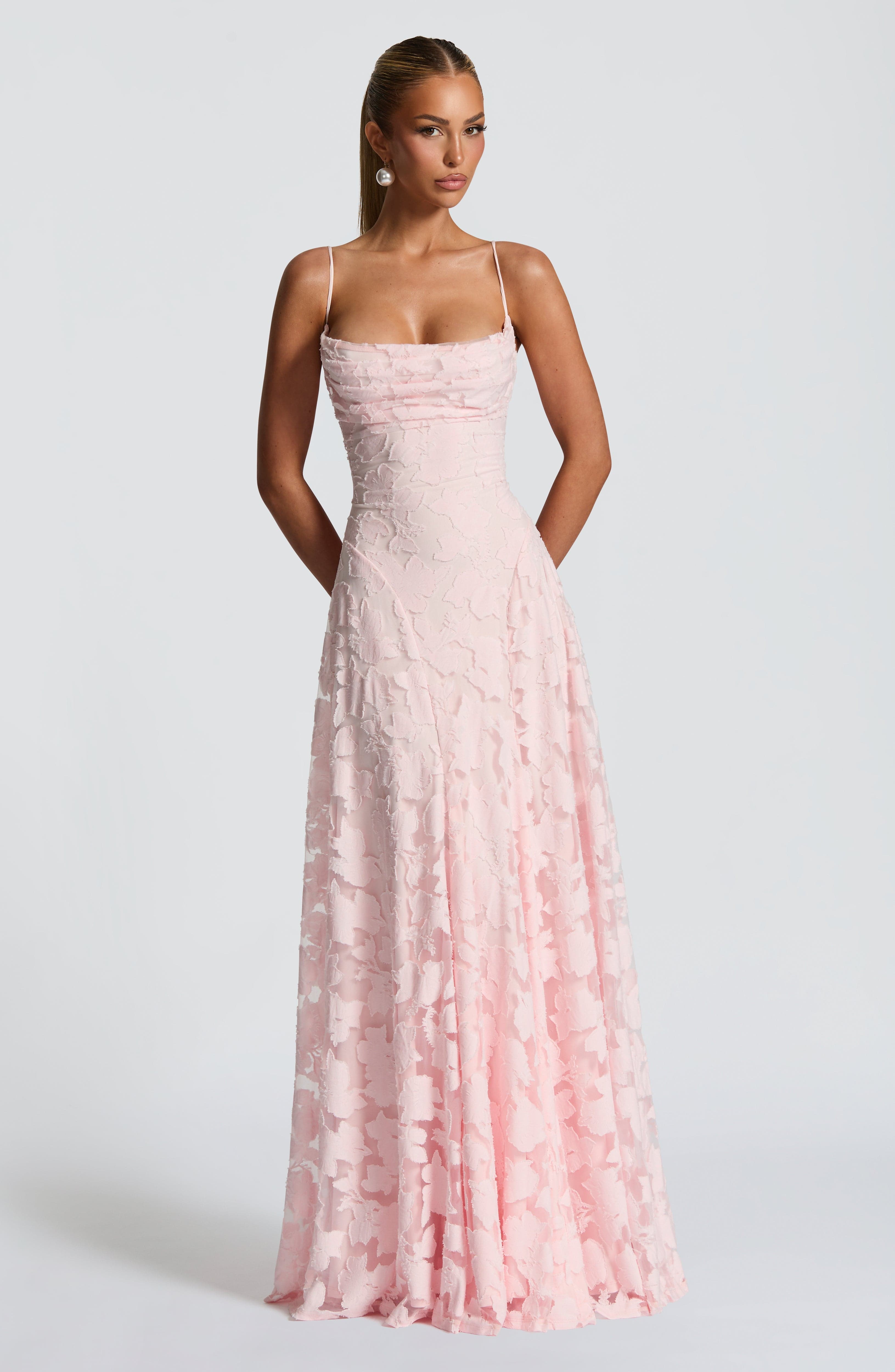 Francis | Romantisches Spitzen-Maxikleid